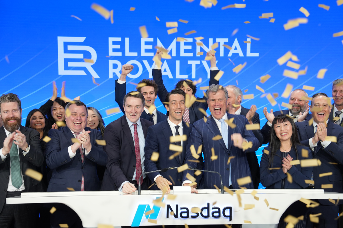 Elemental Royalty Nasdaq Opening 1200x800